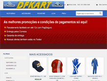 Tablet Screenshot of dfkart.com